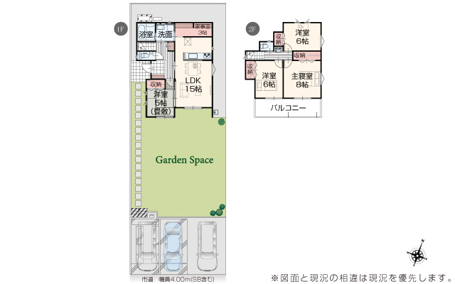 【間取り】 | 焼津市田尻北　戸建　1号棟 | 使い勝手の良い４LDK♪フラットな生活が可能な一階居室のある間取です！