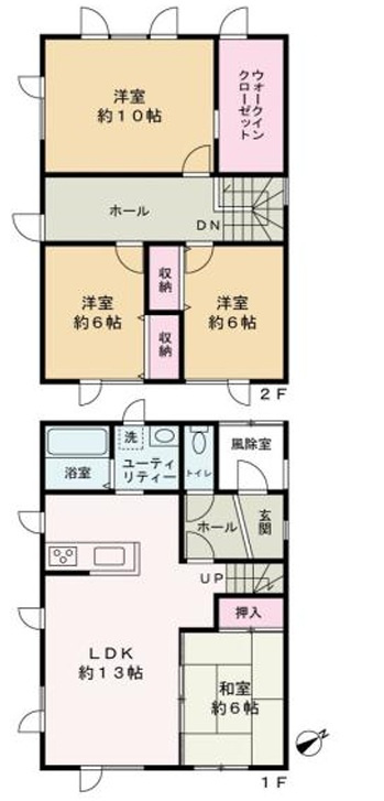石狩市樽川8条3丁目の間取り