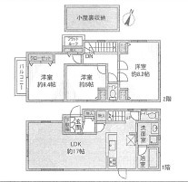 【間取り】 | 岡本3丁目戸建