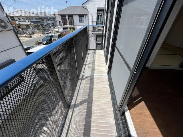 カルムS.J F棟のバルコニー