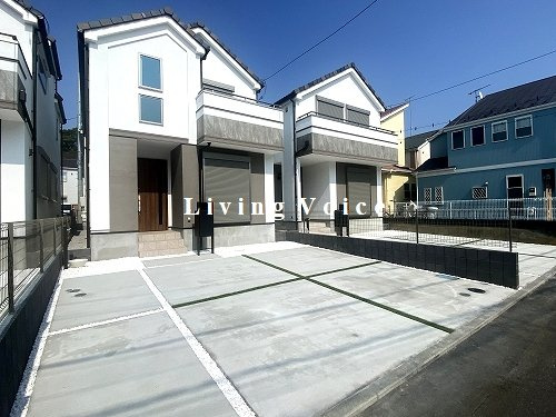 【外観】 | 【仲介手数料０円】茅ヶ崎市甘沼3期　新築一戸建て　全4棟 | 1.2号棟　茅ヶ崎市甘沼3期　新築一戸建て　全4棟