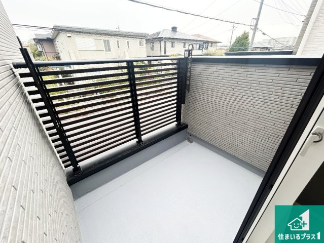 29日(土)30日(日)現地ご見学可能！　神戸市北区鹿の子台北町　全5邸のバルコニー|日当たりのよいバルコニー！お部屋が開放的に！