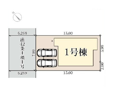 加古川市東神吉町神吉12期　　新築戸建の区画図