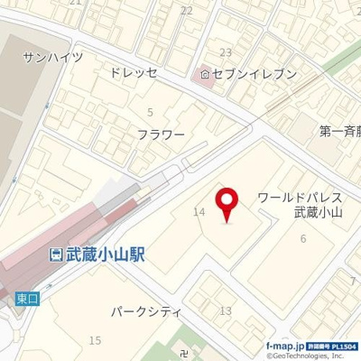 【地図】 | シティタワー武蔵小山　タワー棟