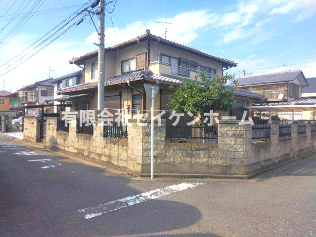 熊谷市玉井　建築条件なし売地の外観