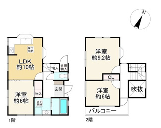 【間取り】 | 近江八幡市鷹飼町　中古戸建