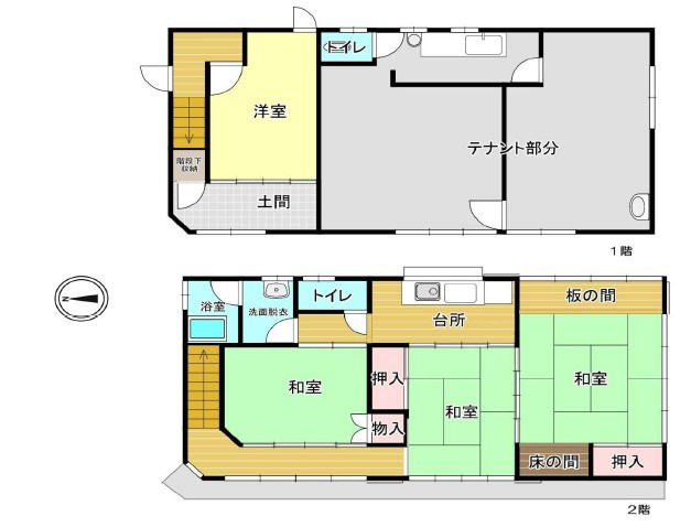 【間取り】 | 深谷市常盤町　1080万　中古