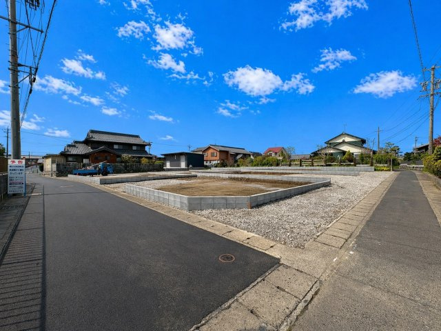 リーブルガーデン　岐阜市東鶉　全6区画分譲の外観|「現地（2026年4月6日）撮影」　　
■全体写真　
■ヤマダ不動産　株式会社リライフ　