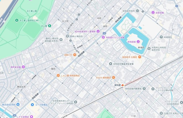 岸和田市岸城町　第2期　新築一戸建ての地図