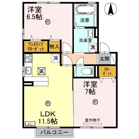 プラム　C棟の間取り