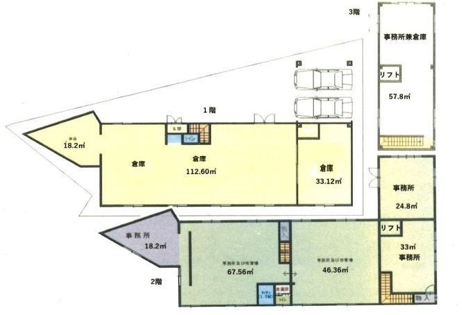 旧　大広サインズ株式会社の間取り