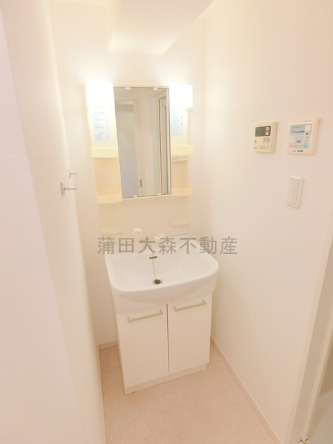 バレーヌ大森山王の洗面所|洗面脱衣所　独立洗面台