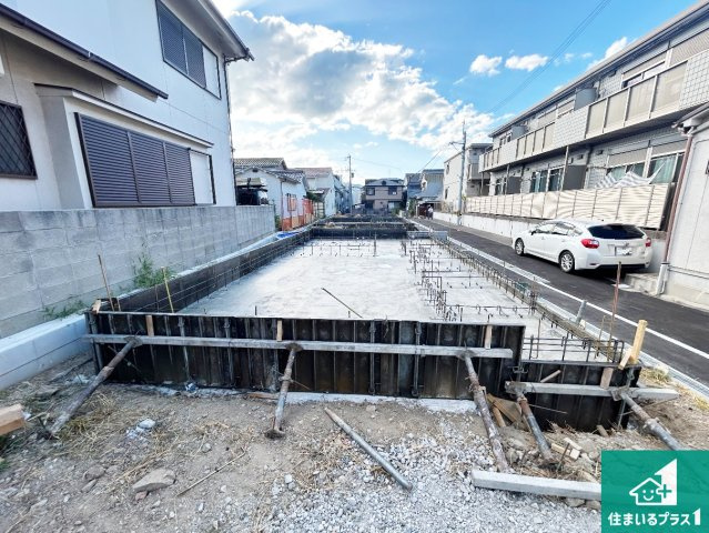 岸和田市岸城町　第2期　新築一戸建ての外観|現在建築中！落ち着いた街並みで新生活を始めることが出来そう！周辺の物件も併せてご紹介させて頂きます！