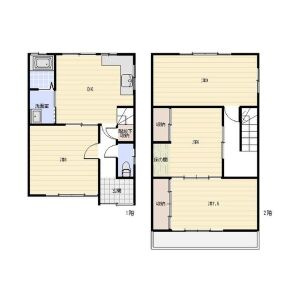 小牧三丁目貸家の間取り