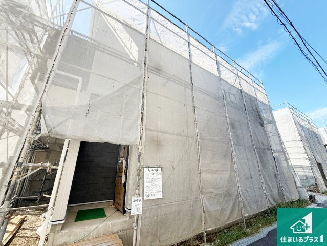 岸和田市岸城町　第2期　新築一戸建ての外観|現在の進捗状況です！順調に作業進行中、完成が待ち遠しいです！詳細の間取り等、お気軽にお問い合わせください！