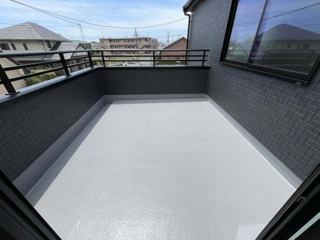 高崎市新町第８（全9棟）5号棟のバルコニー