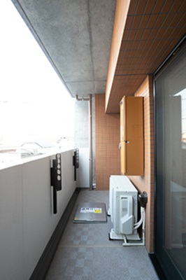 【バルコニー】 | グランパークときわ | ※写真は同タイプ住戸です。