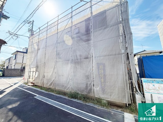 岸和田市岸城町　第2期　新築一戸建ての外観|現在の進捗状況です！順調に作業進行中、完成が待ち遠しいです！詳細の間取り等、お気軽にお問い合わせください！