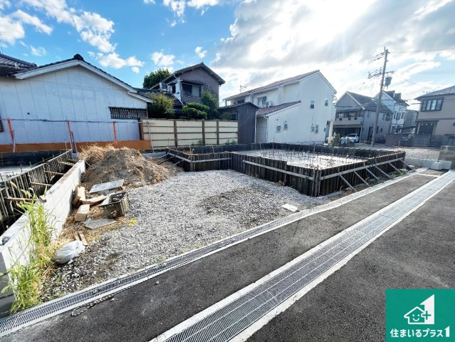 岸和田市岸城町　第2期　新築一戸建ての外観|現在の進捗状況です！順調に作業進行中、完成が待ち遠しいです！詳細の間取り等、お気軽にお問い合わせください！