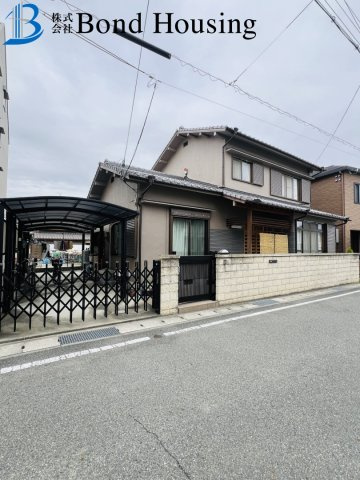 「敷地48坪」沢野南町　築48年の前面道路含む現地写真