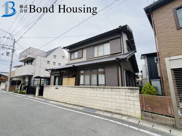 「敷地48坪」沢野南町　築48年の前面道路含む現地写真