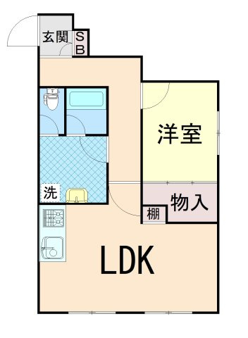 御影城の前パークハイムの間取り