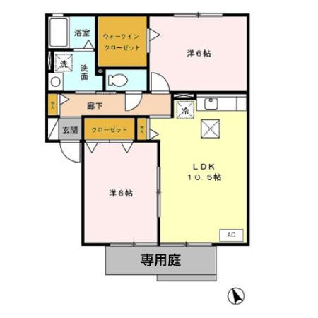 カサ・ベルデ　　刈谷市の賃貸ならクラスホーム刈谷店の間取り
