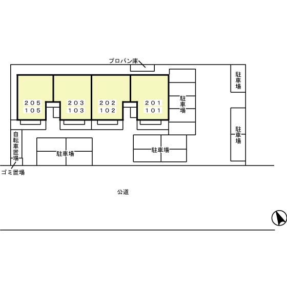 カサ・ベルデ　　刈谷市の賃貸ならクラスホーム刈谷店の区画図