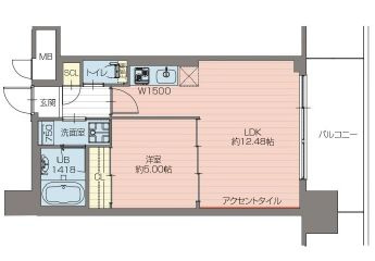 プレジオ弁天町の間取り