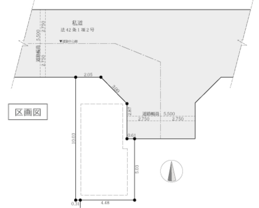 横浜市港北区日吉６丁目 中古戸建て【仲介手数料無料】の区画図