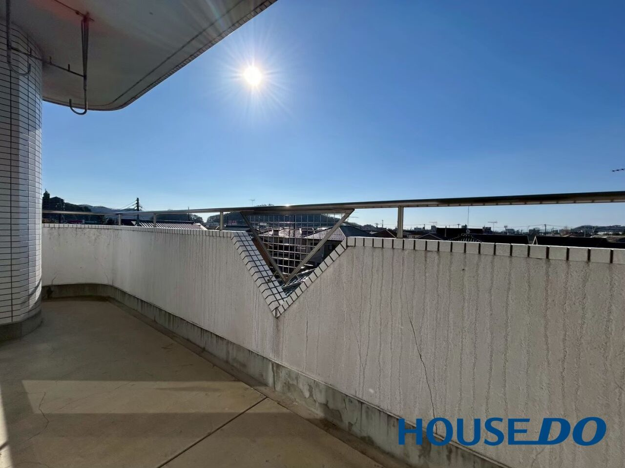 シーザーパレス山の手１のバルコニー