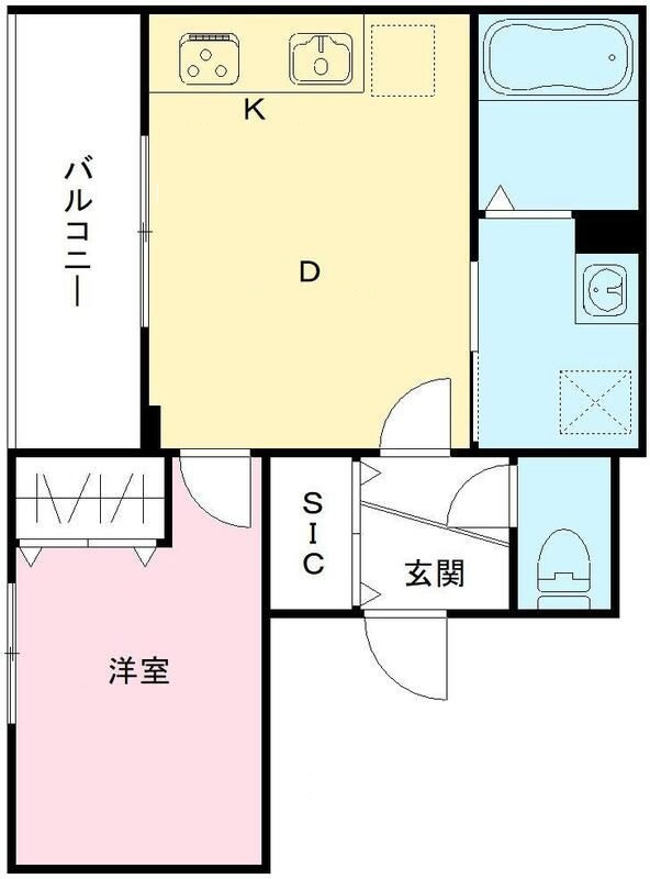 YS　lumiereの間取り|間取りです。