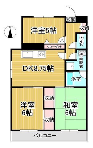サンマーブルの間取り