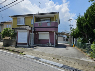 【外観】 | 敷地約80坪　両面道路で隣が公園の店舗付き住宅