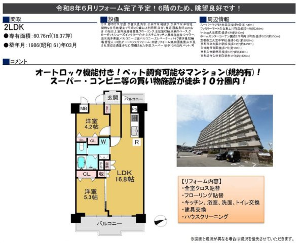 サンレスポアールの間取り