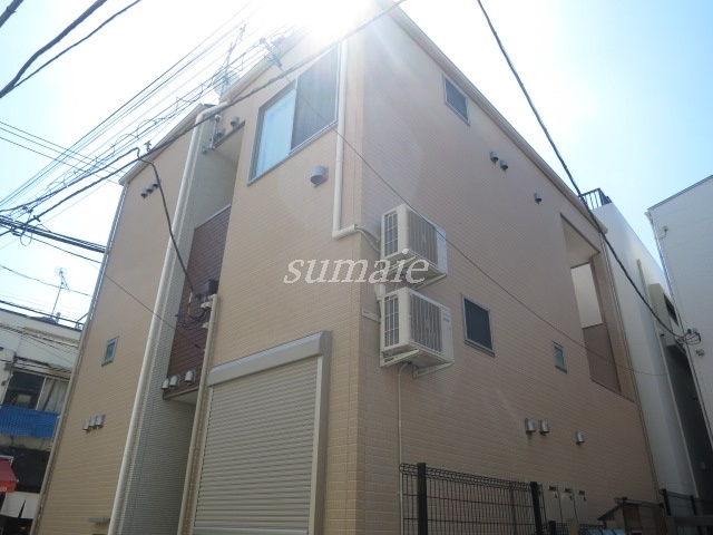 ソレイユ上十条の外観|商店街の中にある好立地物件です♪