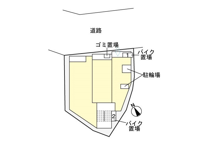 ミル　ブランシュの区画図
