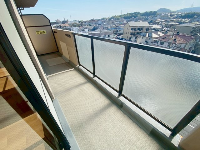 クレアール宝塚のバルコニー
