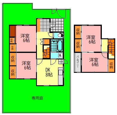 【間取り】 | 福田７丁目戸建て