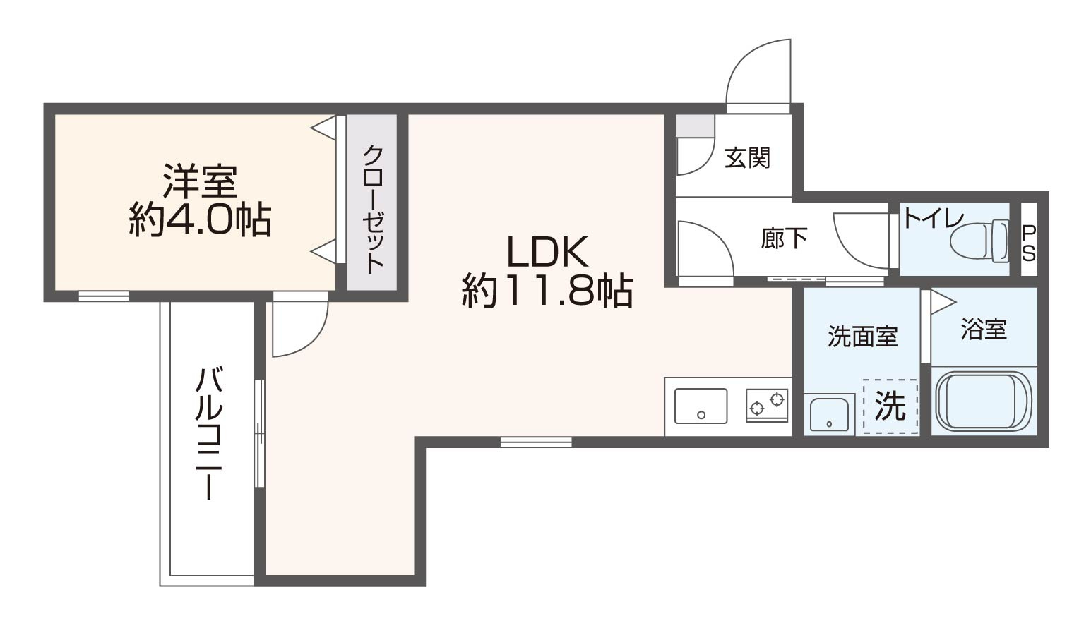 ジーメゾン東大阪寿クラディアの区画図