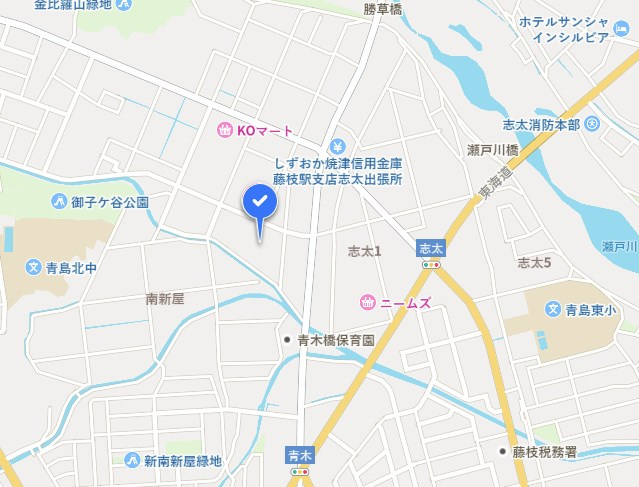グランド・メゾンBの地図