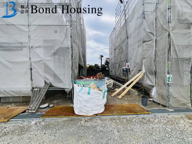 長期優良住宅の安心設計　魚住町西岡1594番　全4棟　A号棟の前面道路含む現地写真