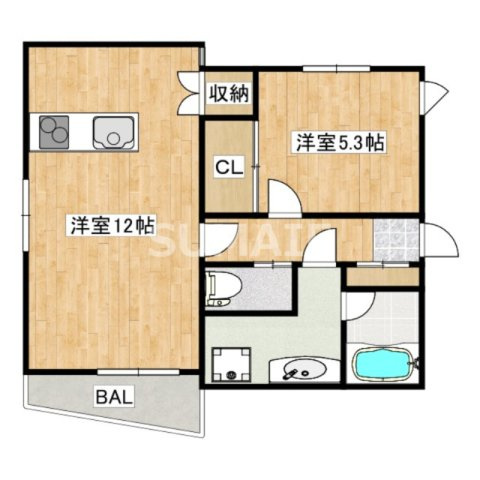 サンジェルマン西小岩の間取り|間取りです☆