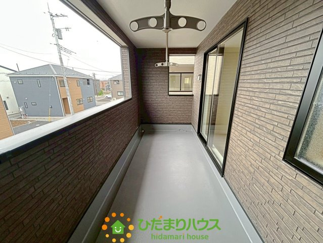 宮代町百間第8Ⅱ期　新築一戸建て　12　クレイドルガーデンのバルコニー