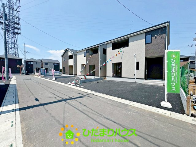 宮代町百間第8Ⅱ期　新築一戸建て　12　クレイドルガーデンの前面道路含む現地写真