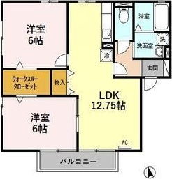 High AvenueⅡ　Aの間取り