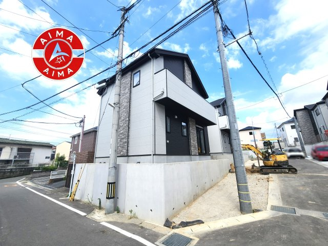 福岡市東区八田3丁目第13-6棟（1号棟）　の外観|デザイン性のある外観です。