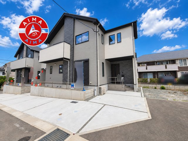 福岡市東区八田3丁目第13-6棟（2号棟）　の外観|デザイン性のある外観です。