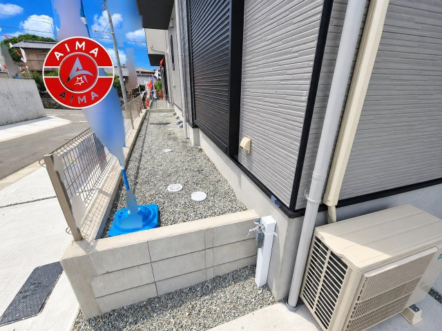 福岡市東区八田3丁目第13-6棟（2号棟）　の庭|お庭で自由な時間を過ごせます。