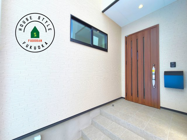 福岡市東区八田3丁目第13-6棟（2号棟）　の外観：施工例|おでかけの時も帰った時も、「我が家」を最初に感じでもらえる素敵な空間に。